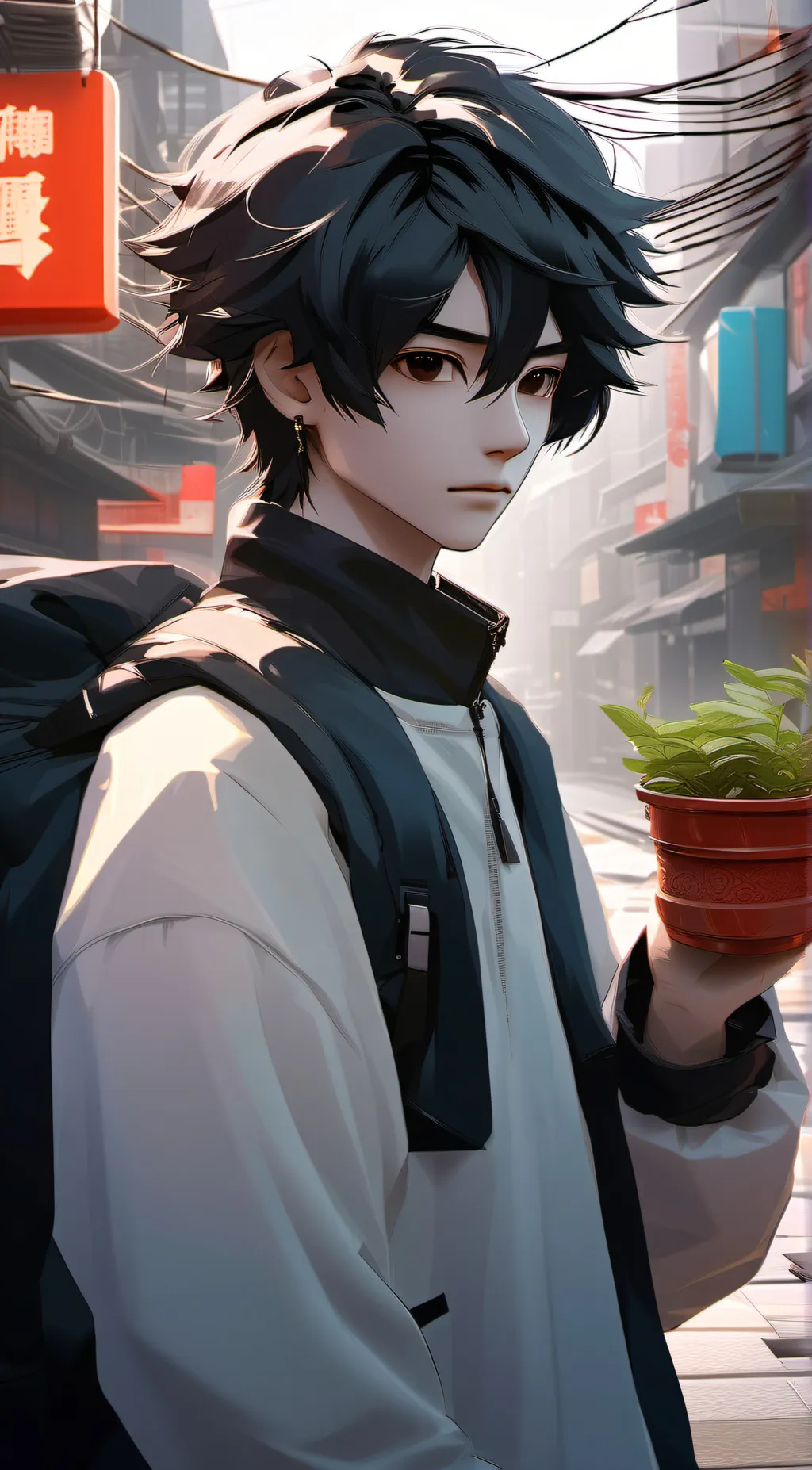 ai character: maximum background