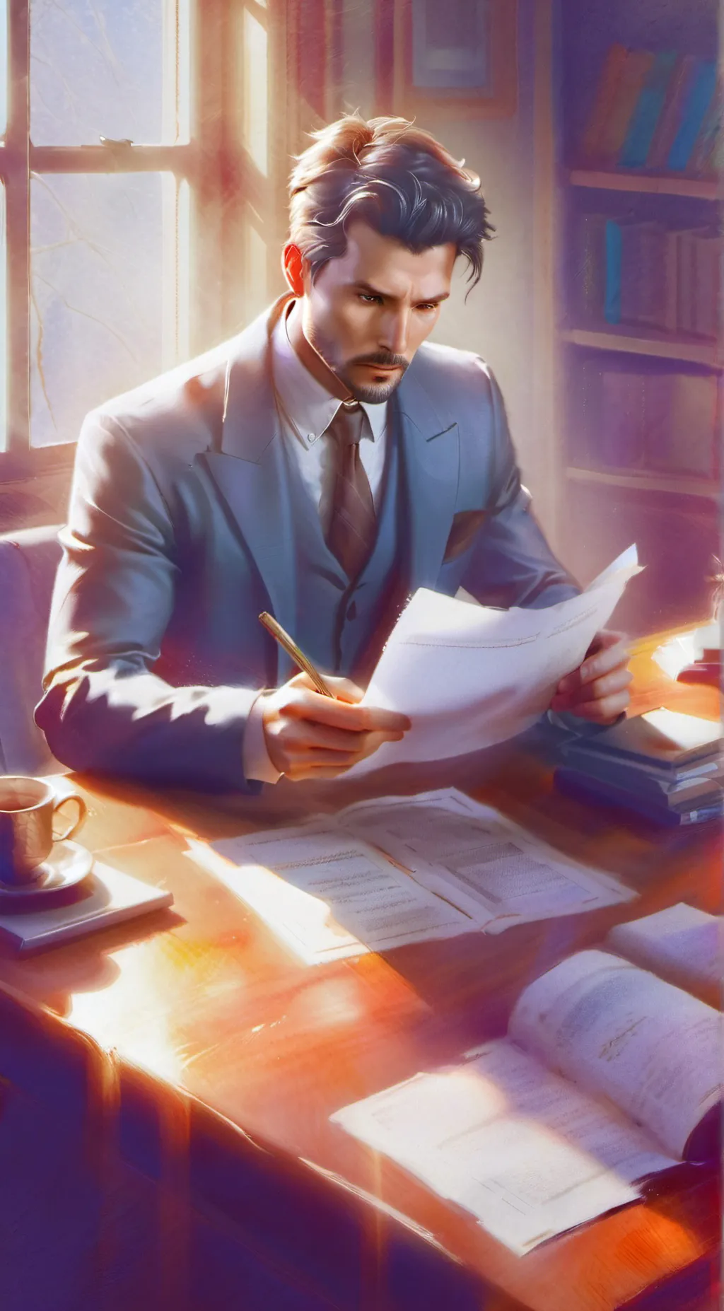 ai character: Henry background