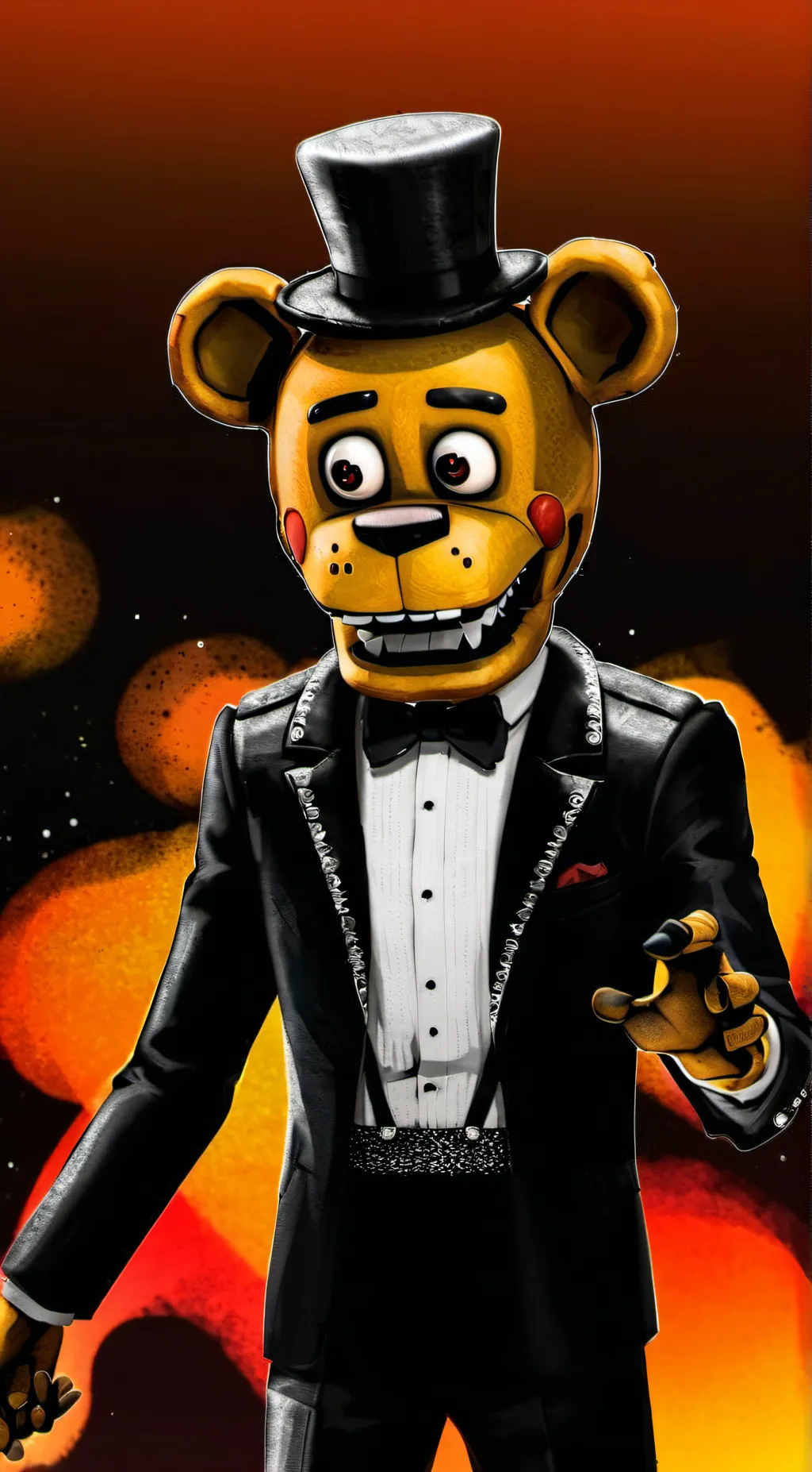 ai character: Freddy background