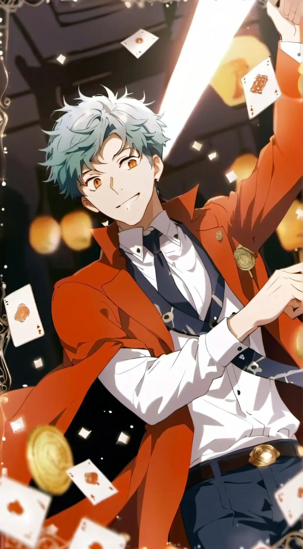 ai character: BAKUGO background