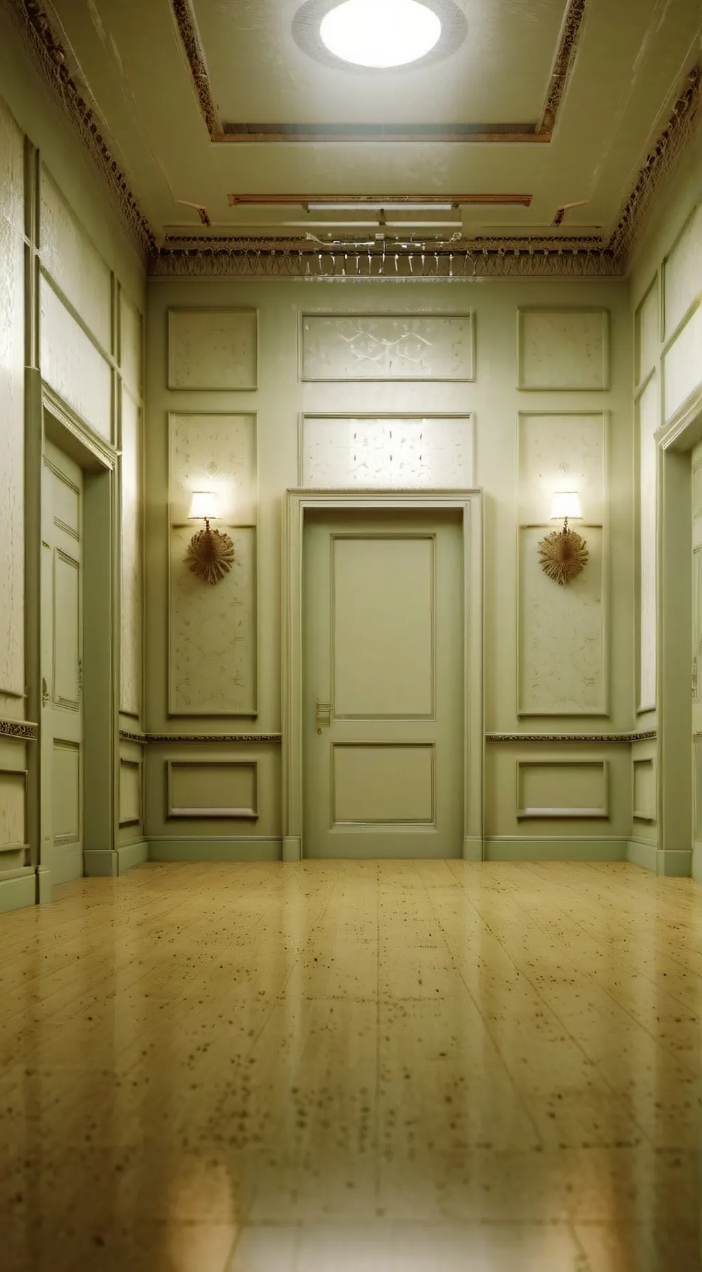 ai character: backrooms level 0 background