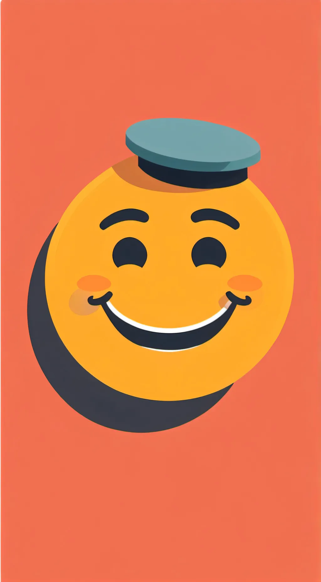 ai character: Smiley background