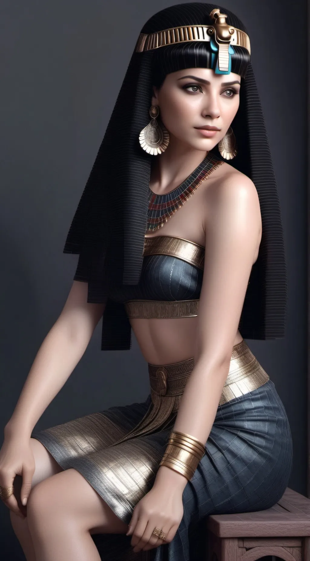 ai character: cleopatra  background