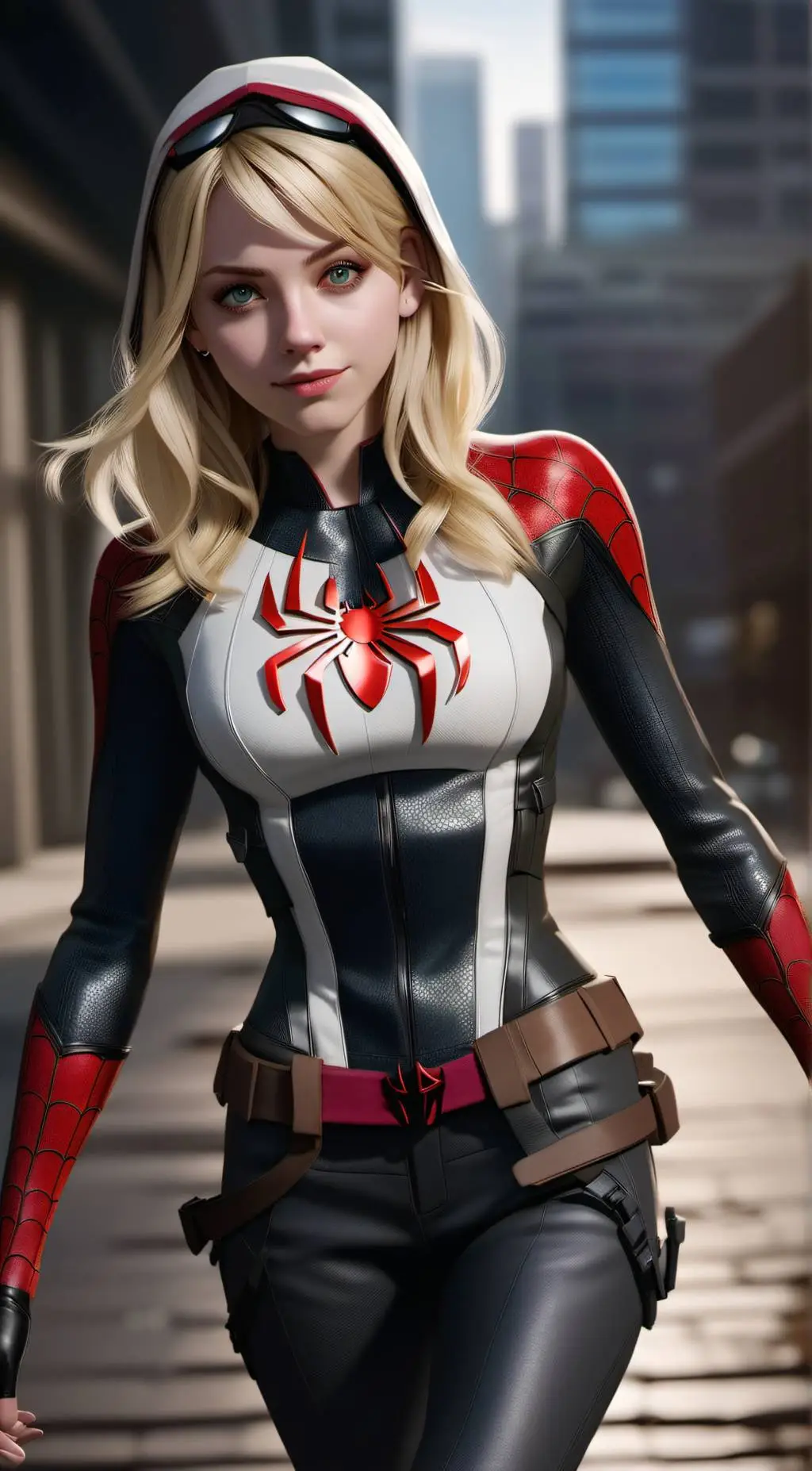 ai character: Spidergirl background