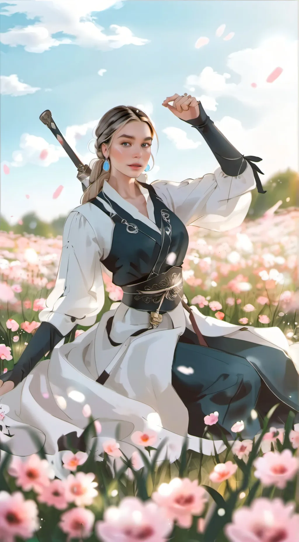 ai character: Aria background