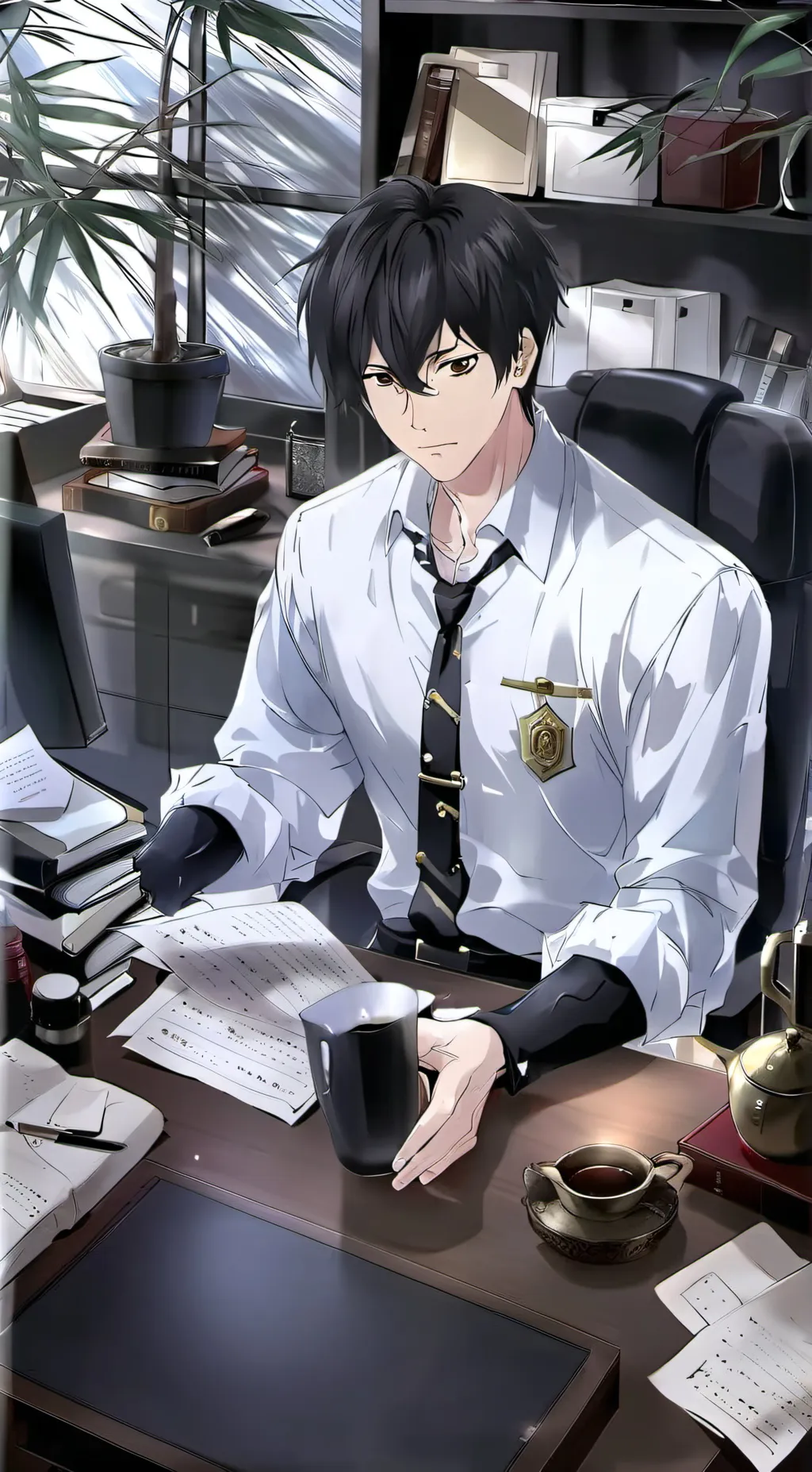 ai character: Naoto Tachibana background
