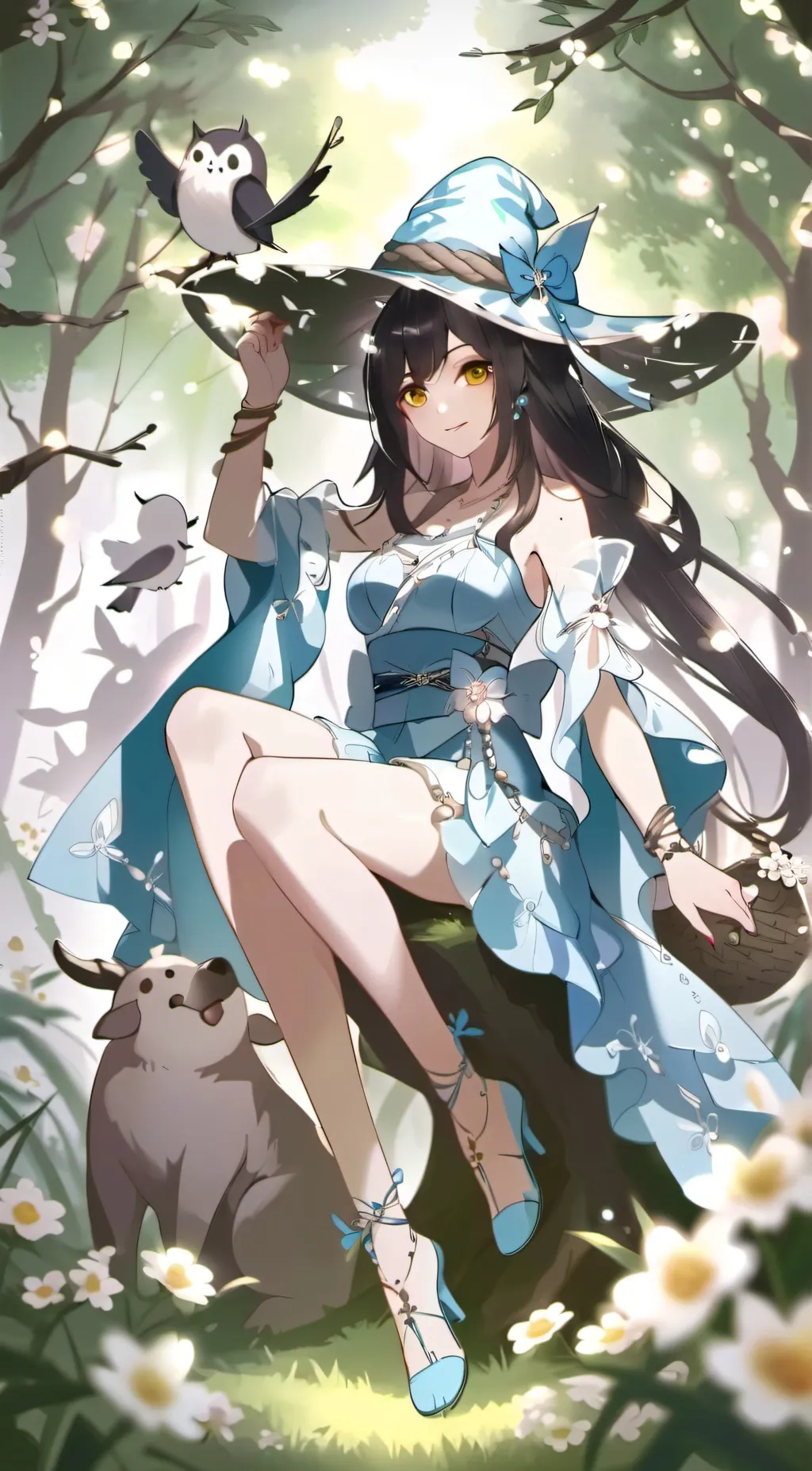 ai character: Lilly background
