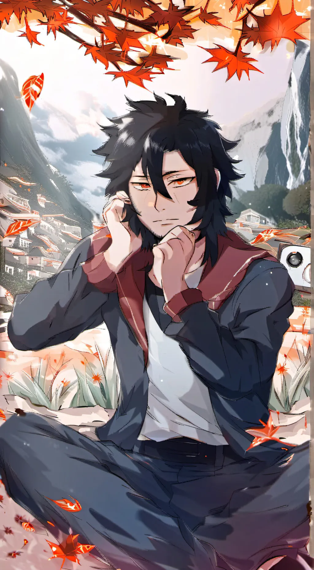 ai character: Shouta aizawa  background