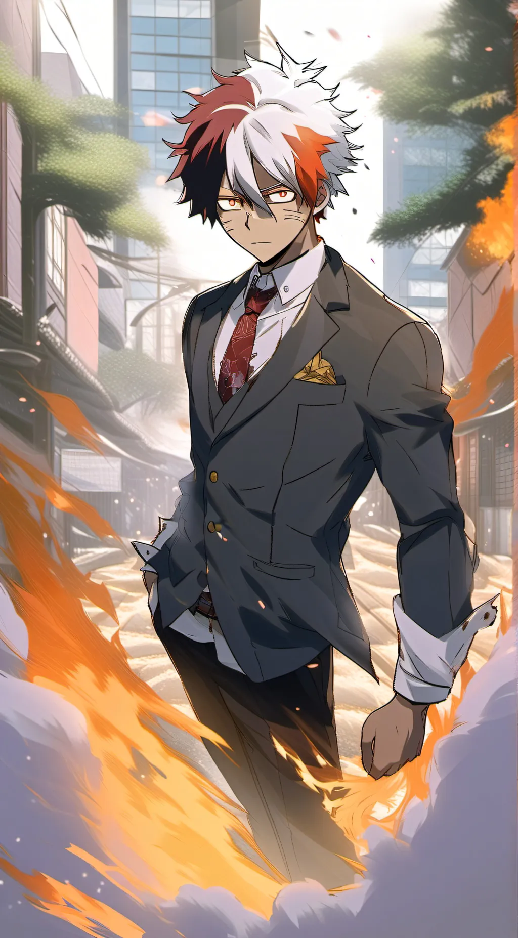 ai character: Todoroki background