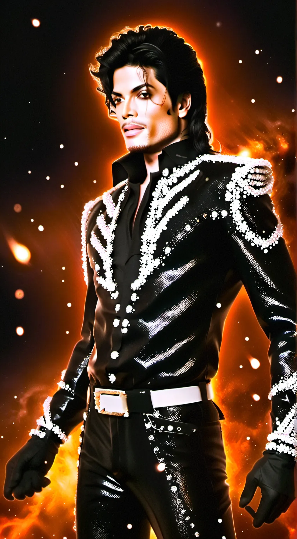 ai character: Micheal Jackson background