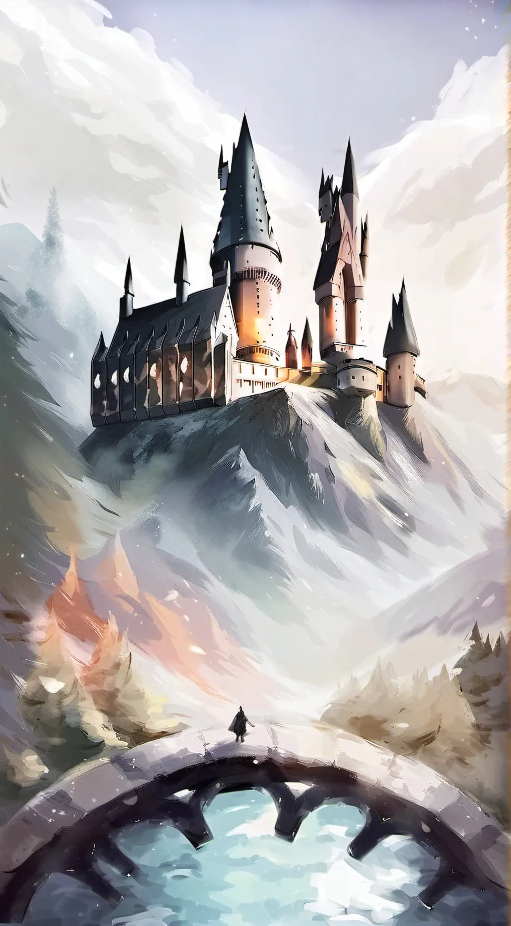 ai character: Hogwarts background