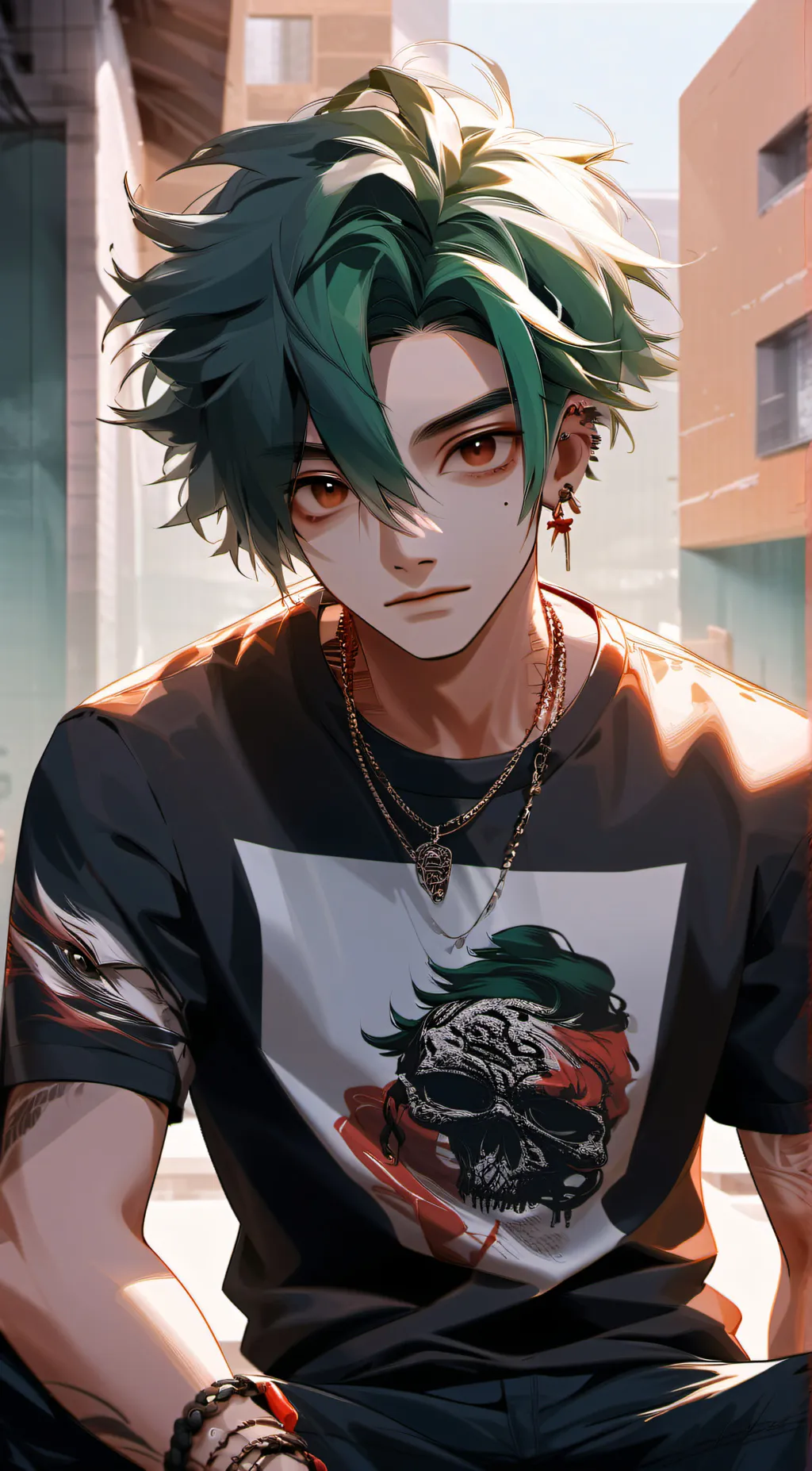 ai character: inzo  background