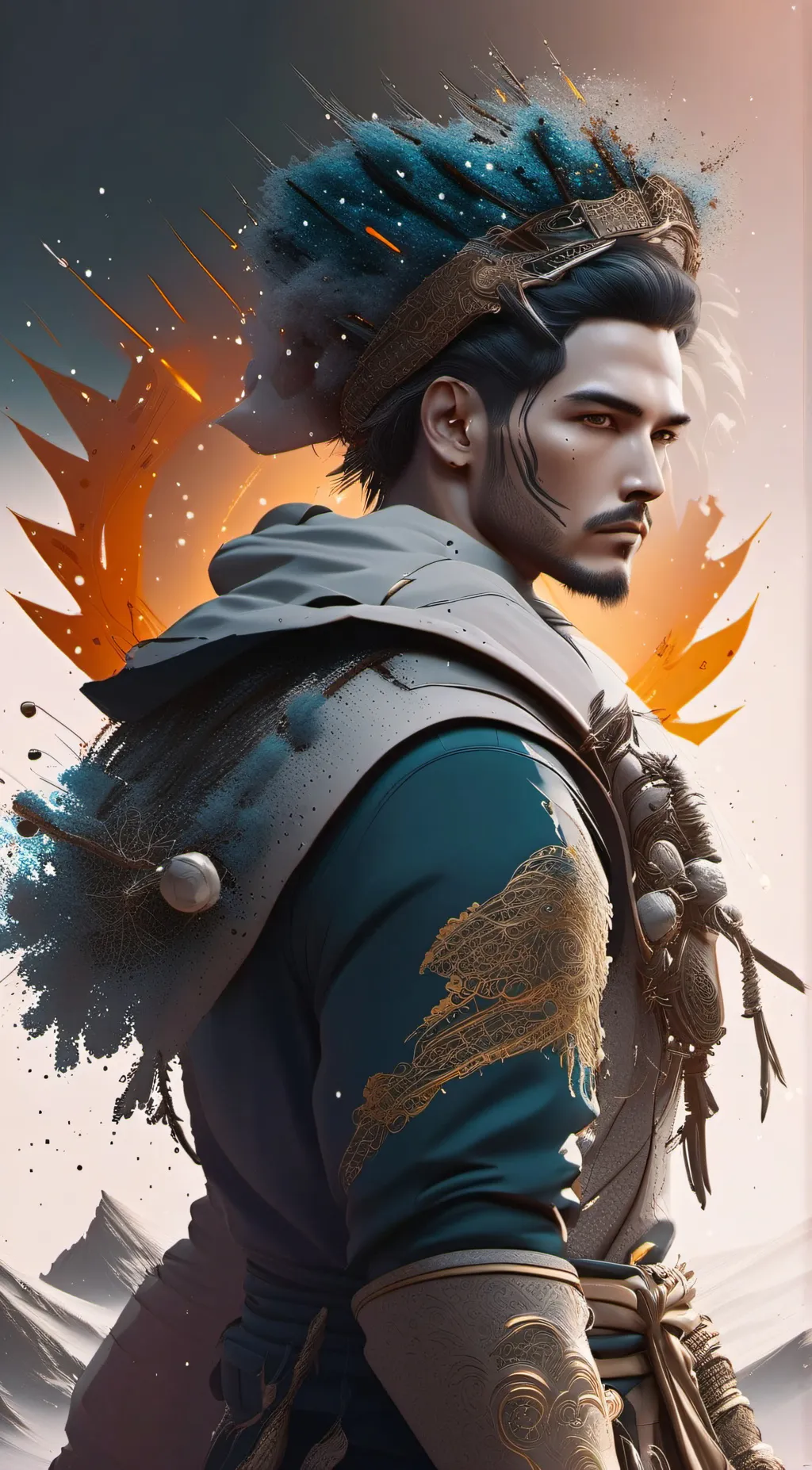 ai character: Vladimir Putin  background