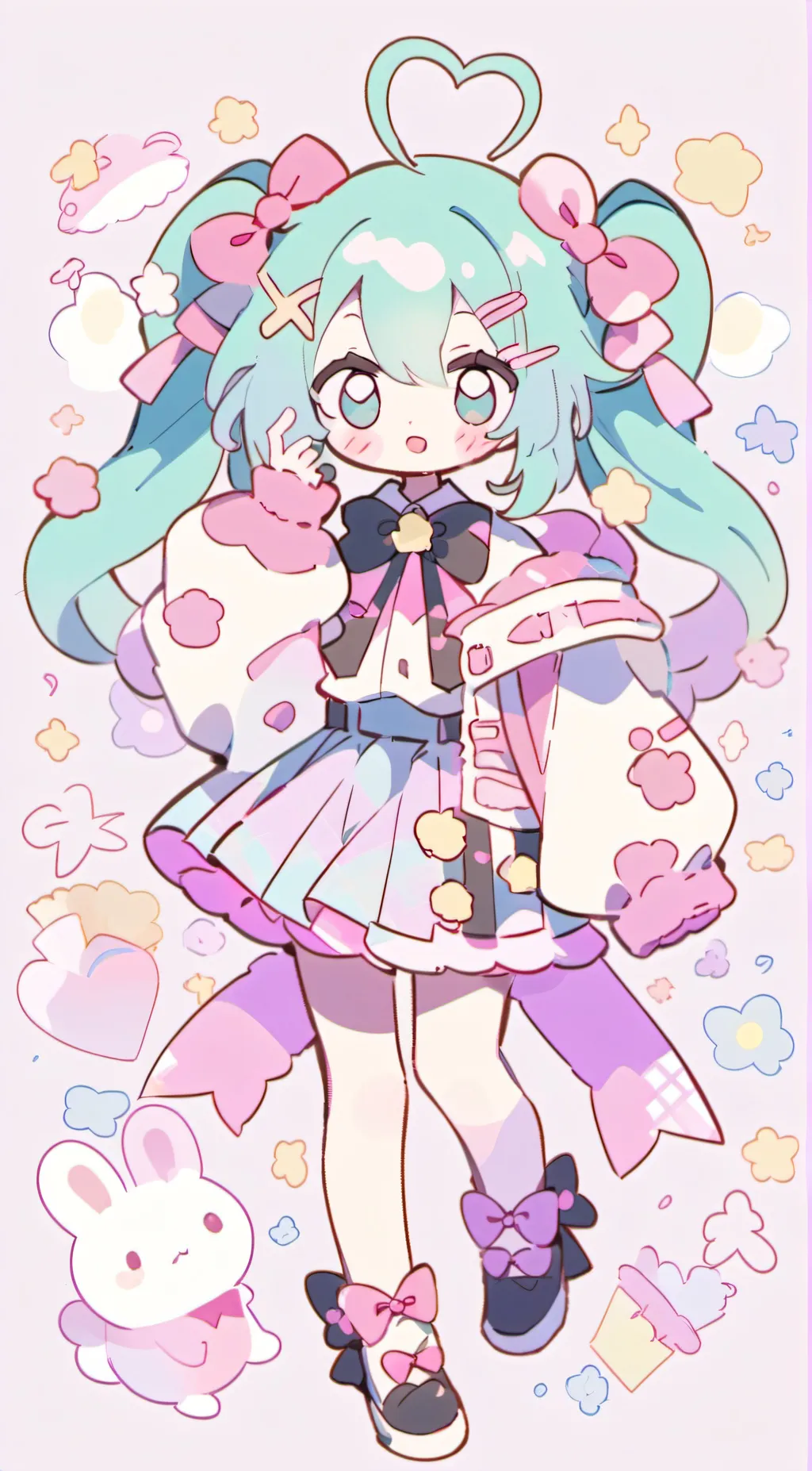 ai character: Miku !☆ background