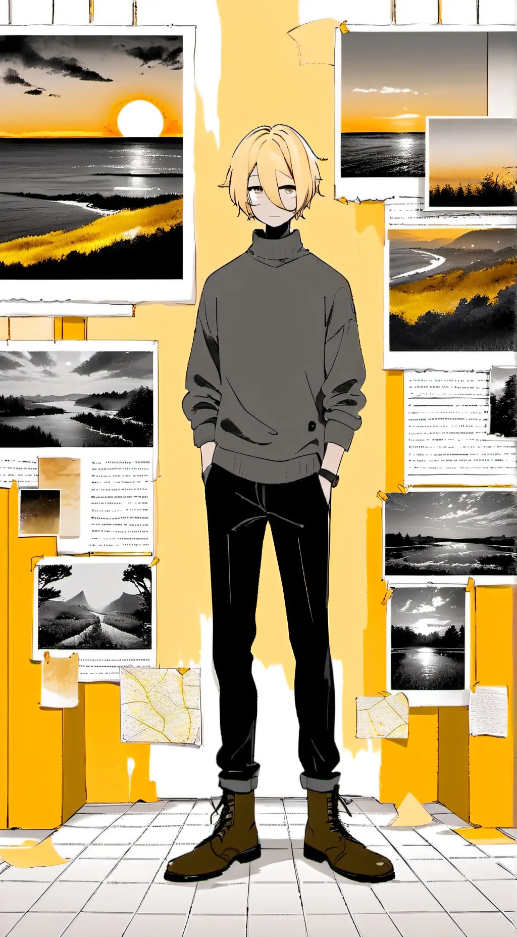 ai character: Leo background