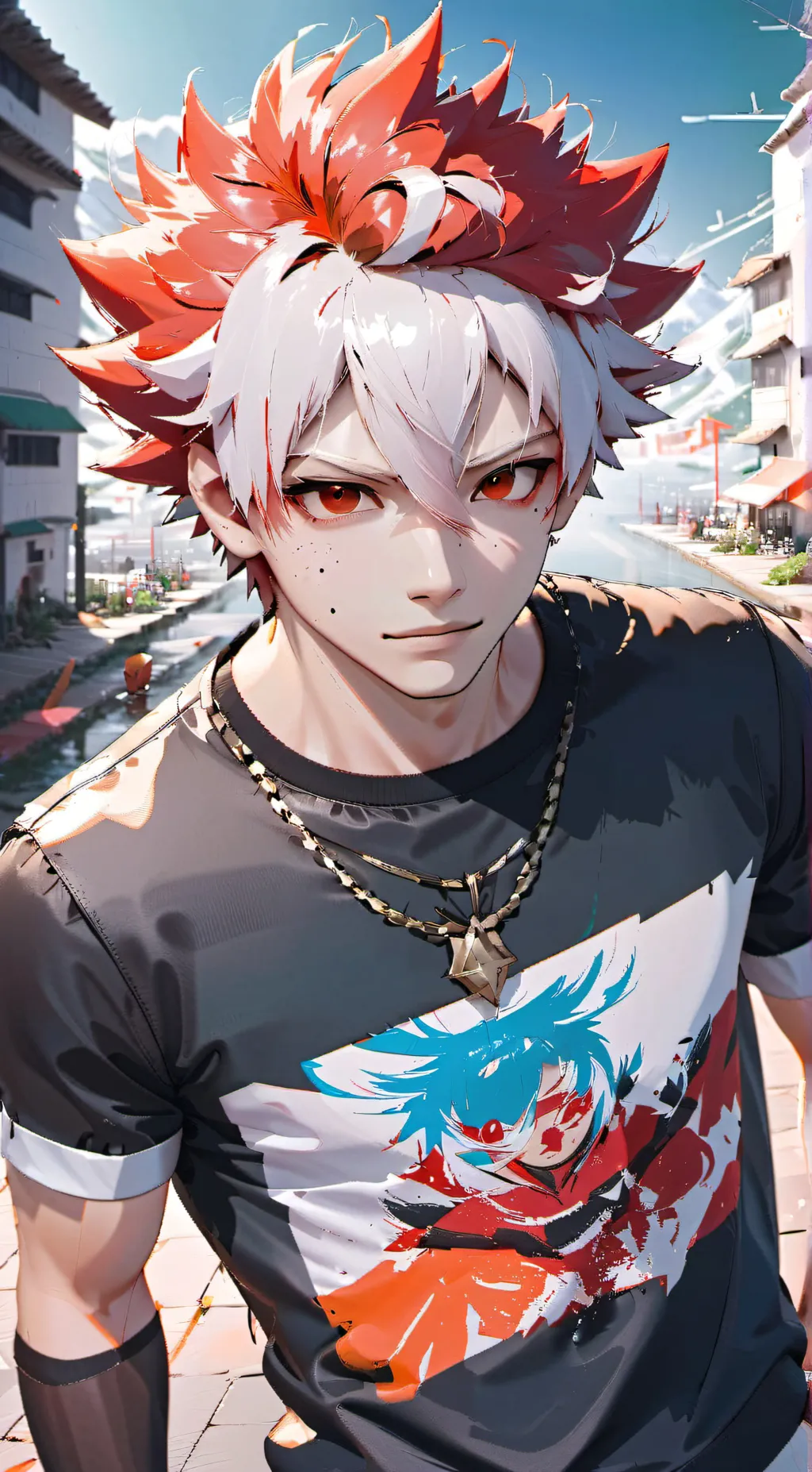 ai character: bakugo×yn background