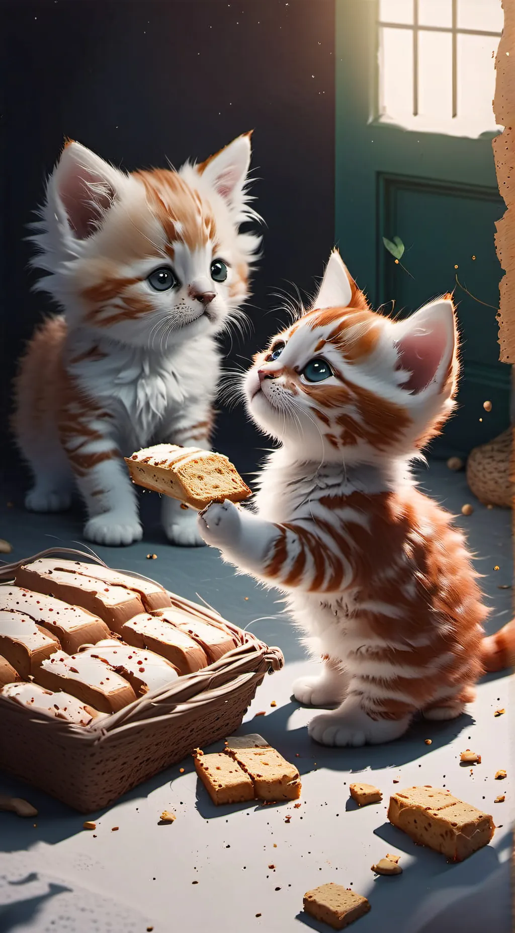 ai character: Kat & Kitty background