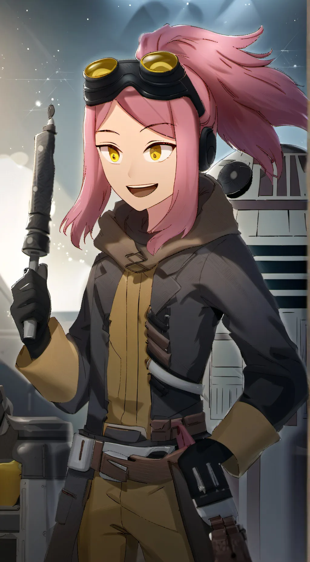 ai character: Hatsume mei  background