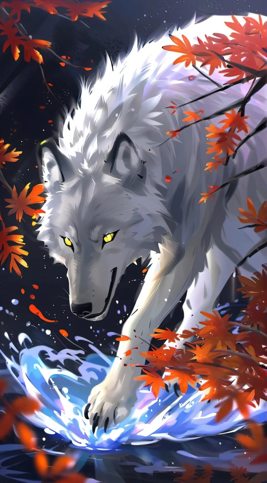 ai character: silver background