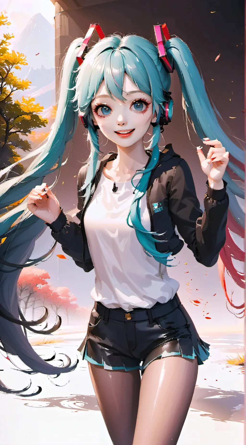 ai character: Hatsune Miku background