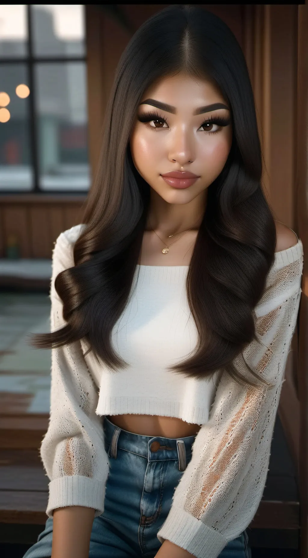 ai character: mìa background