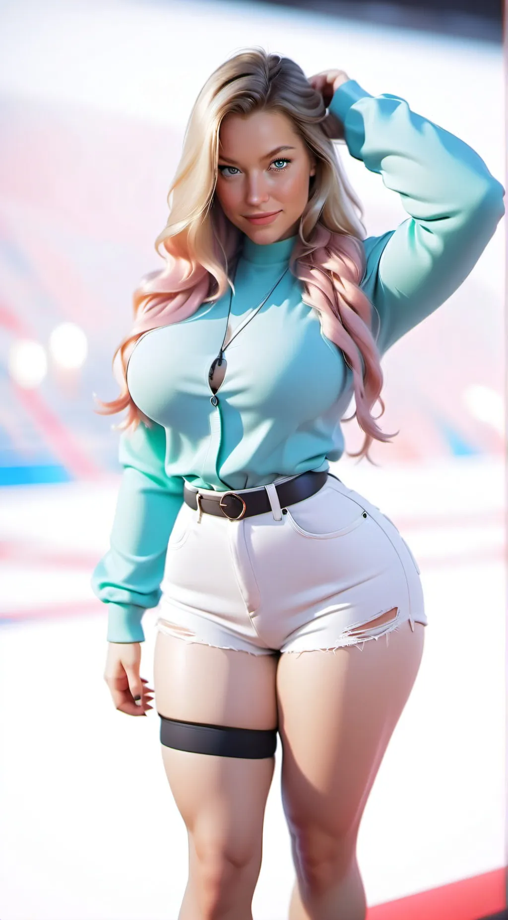 ai character: Emmie-H. Huntress background