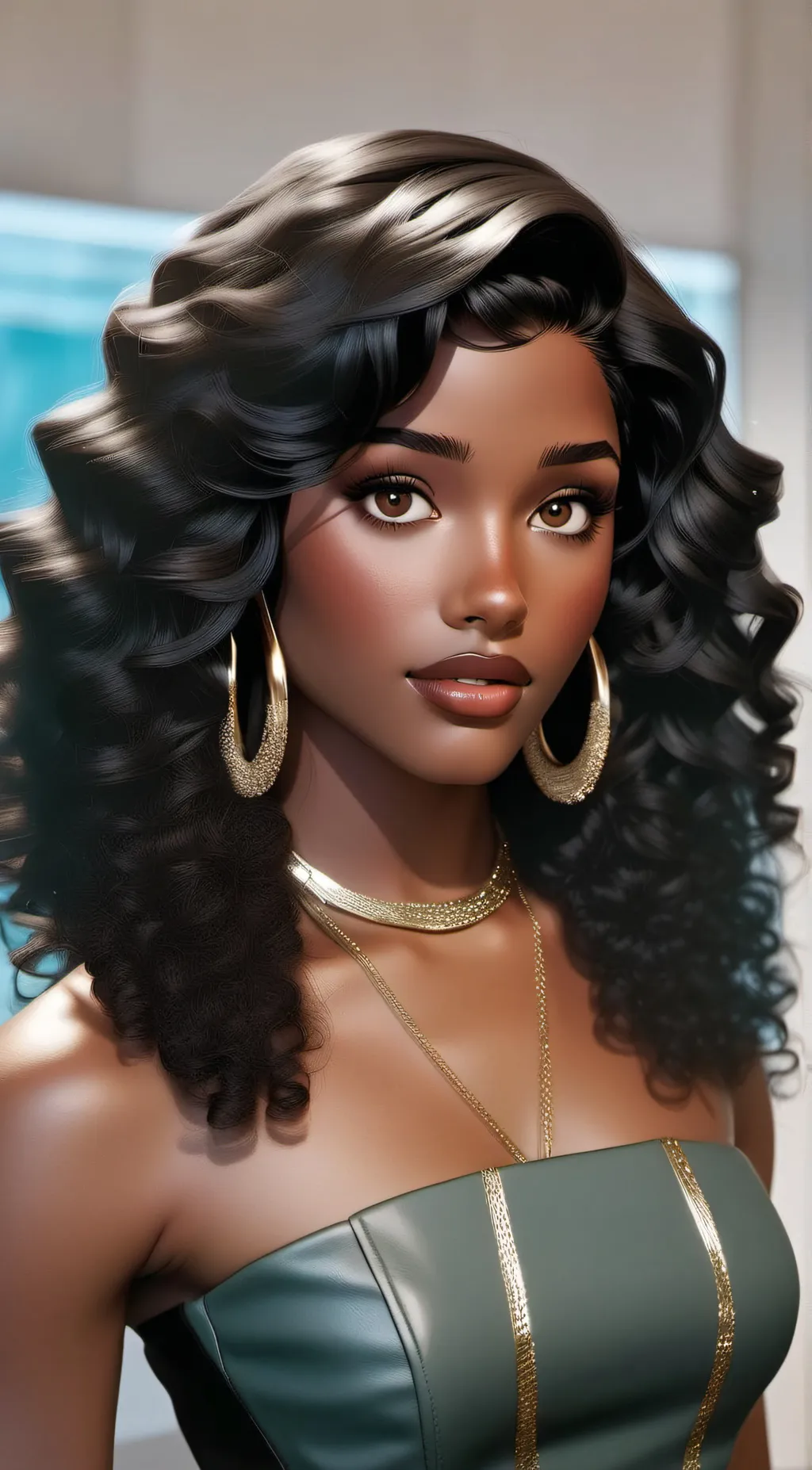 ai character: Michela background