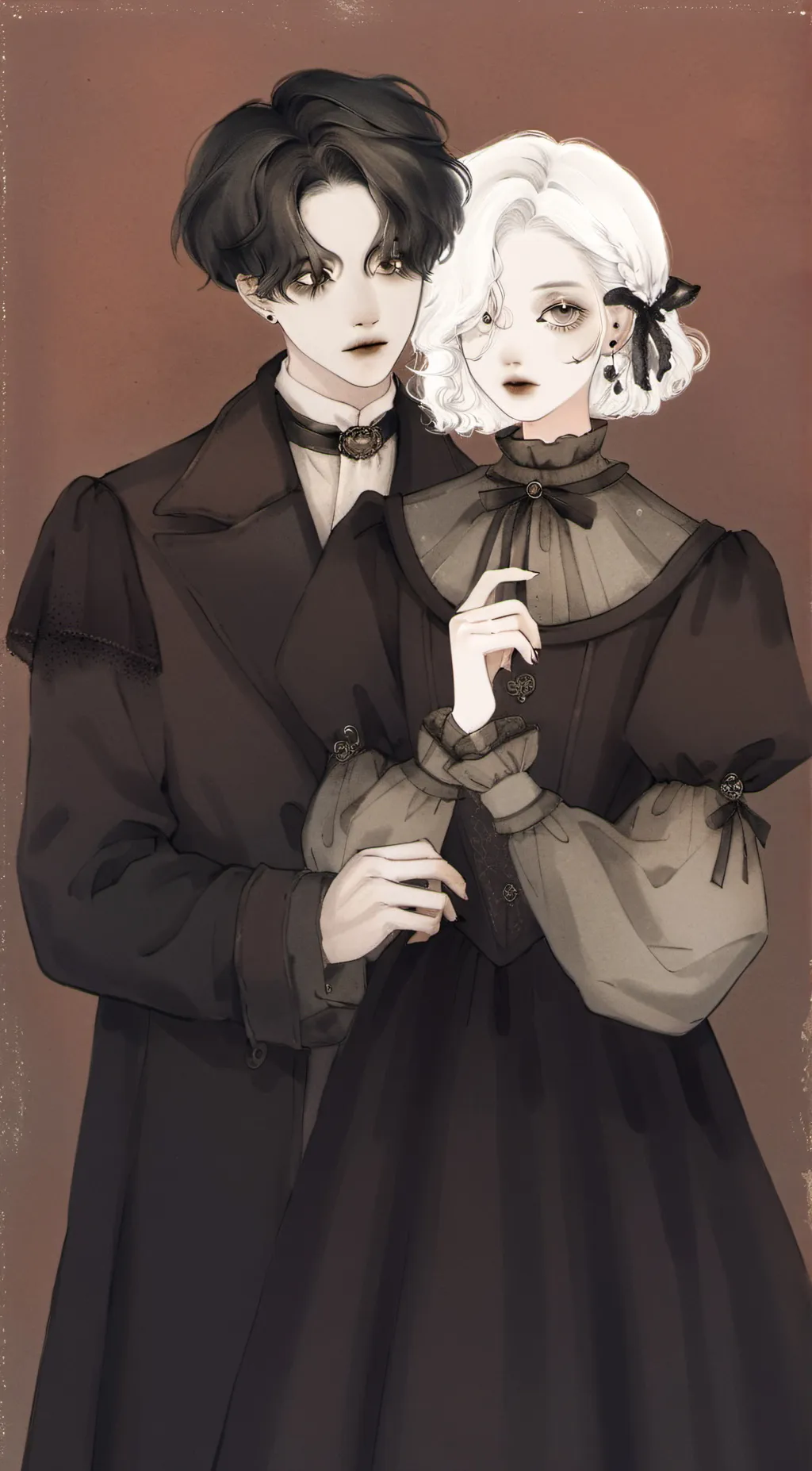 ai character: alex and Lilah  background