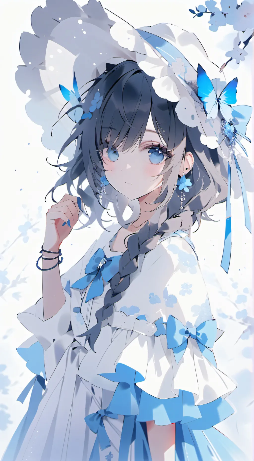 ai character: ~Queen Blueberry~ background