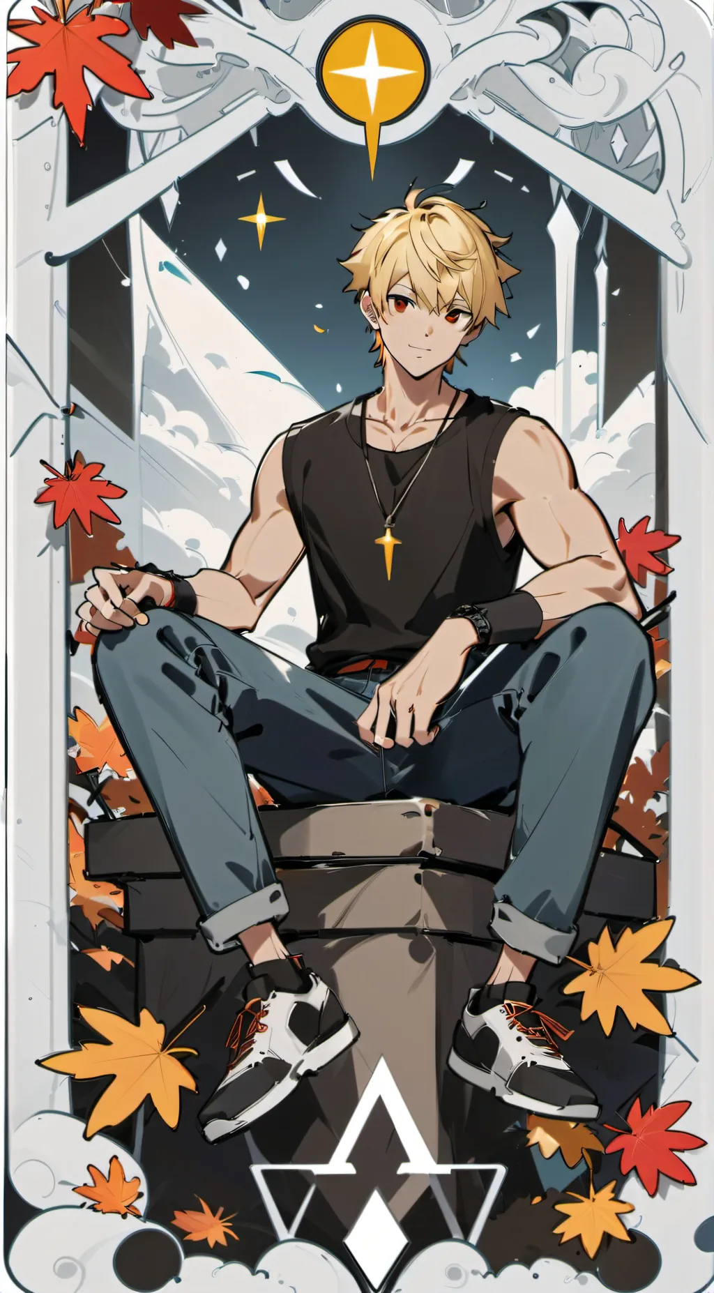 ai character: bakugo background