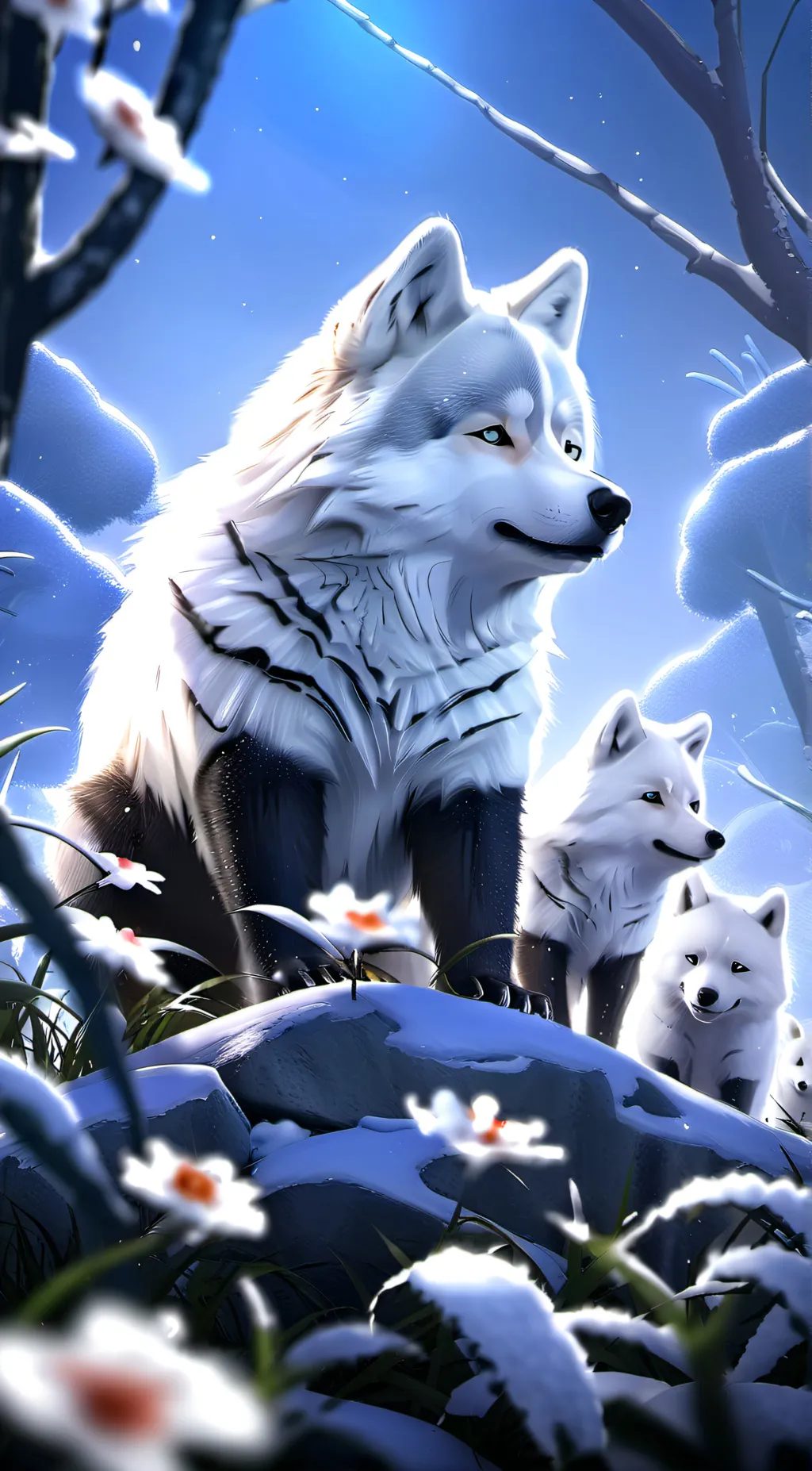 ai character: frowning creatures background