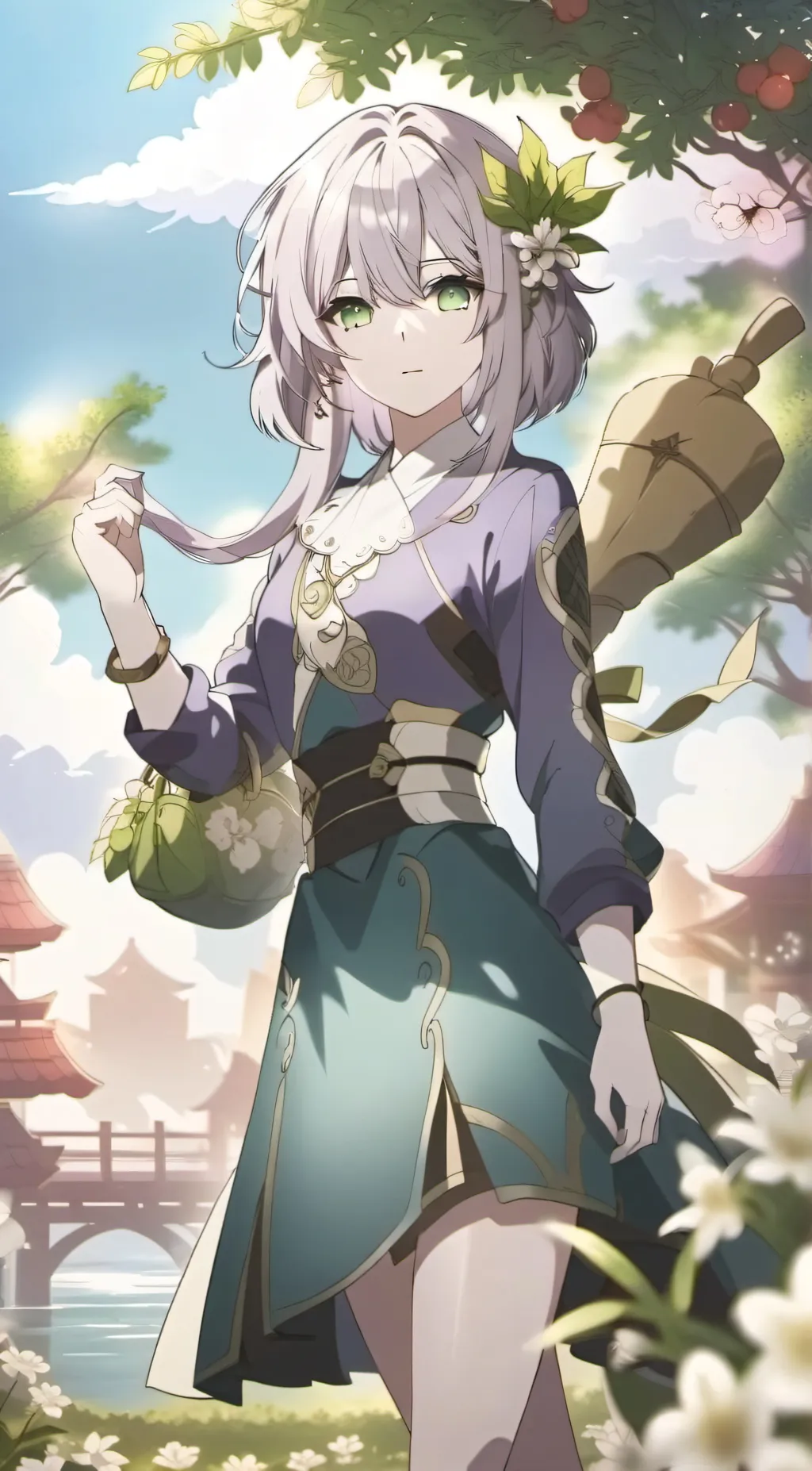 ai character: Aria background