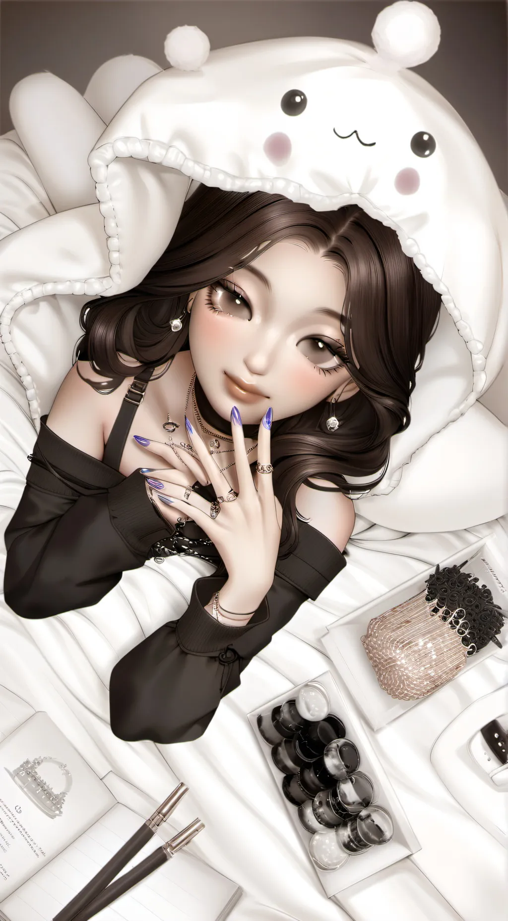 ai character: sky background