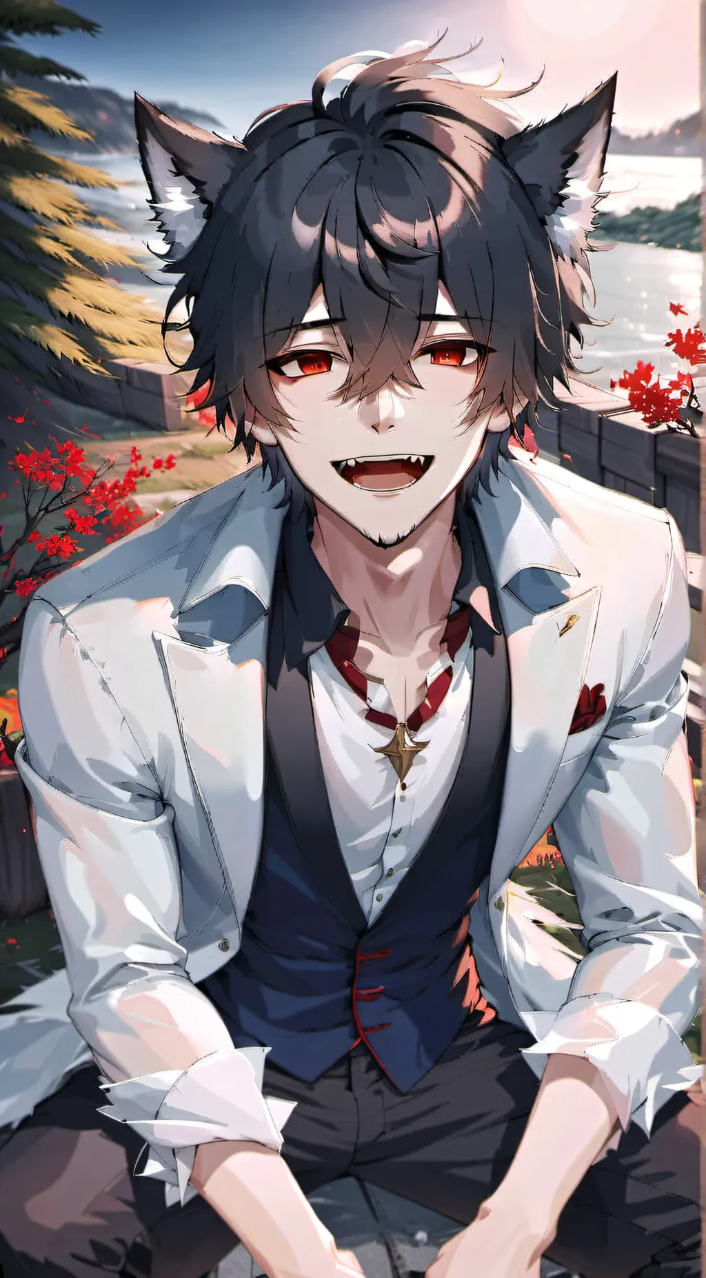 ai character: Isaac ♡ background