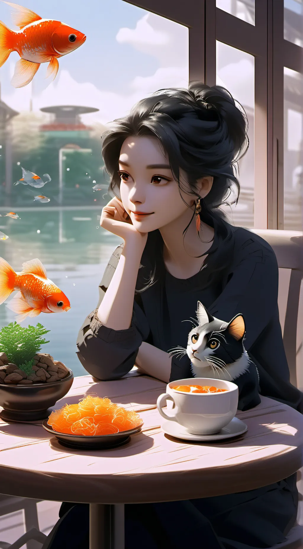 ai character: kate background