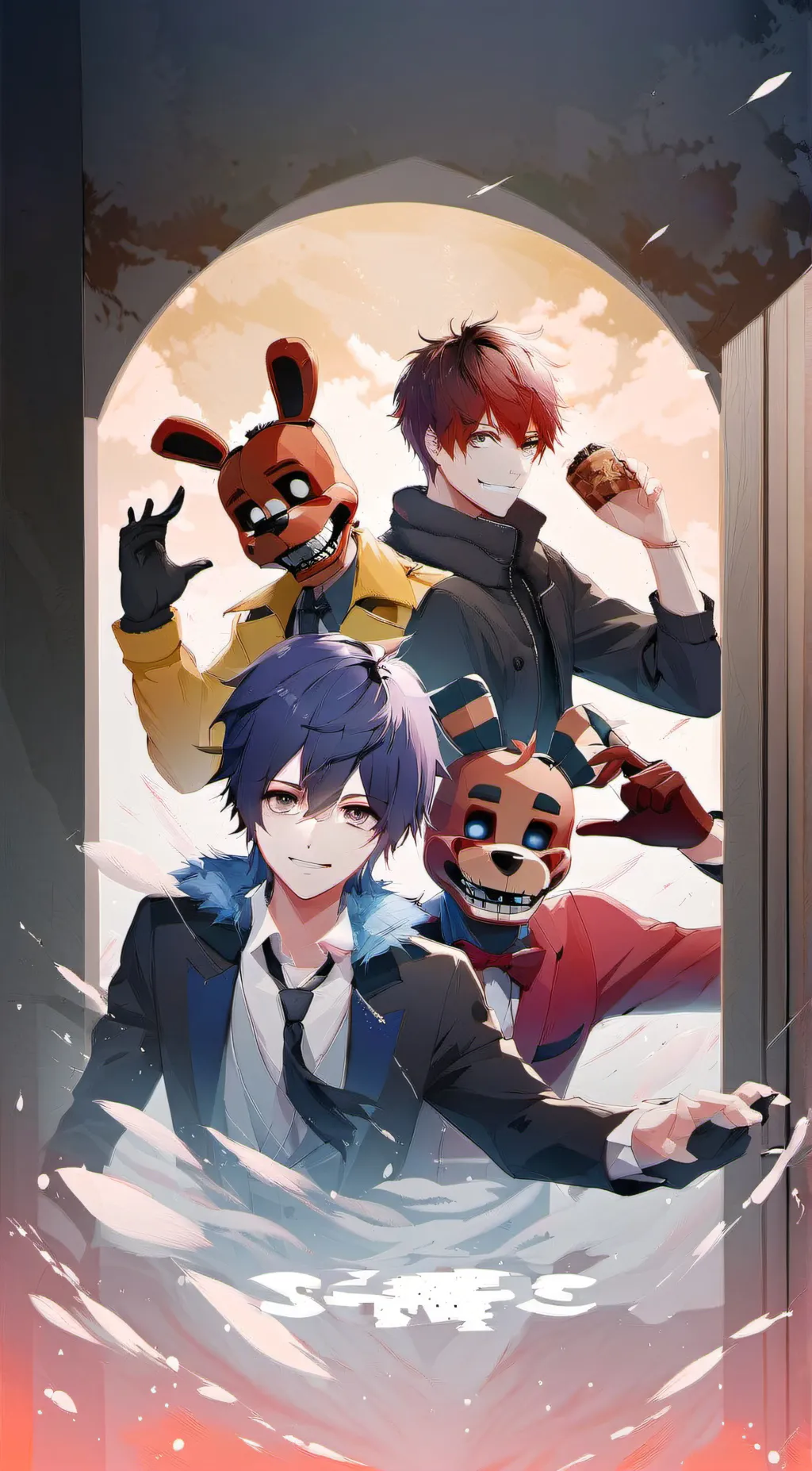 ai character: FNAF Tormentors background