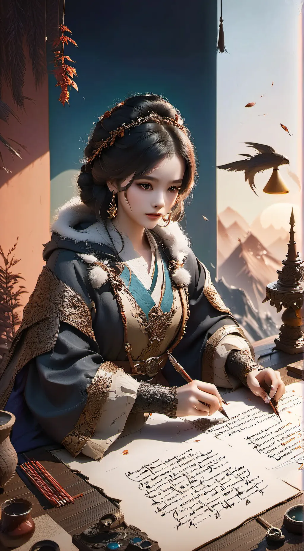 ai character: Sunny background