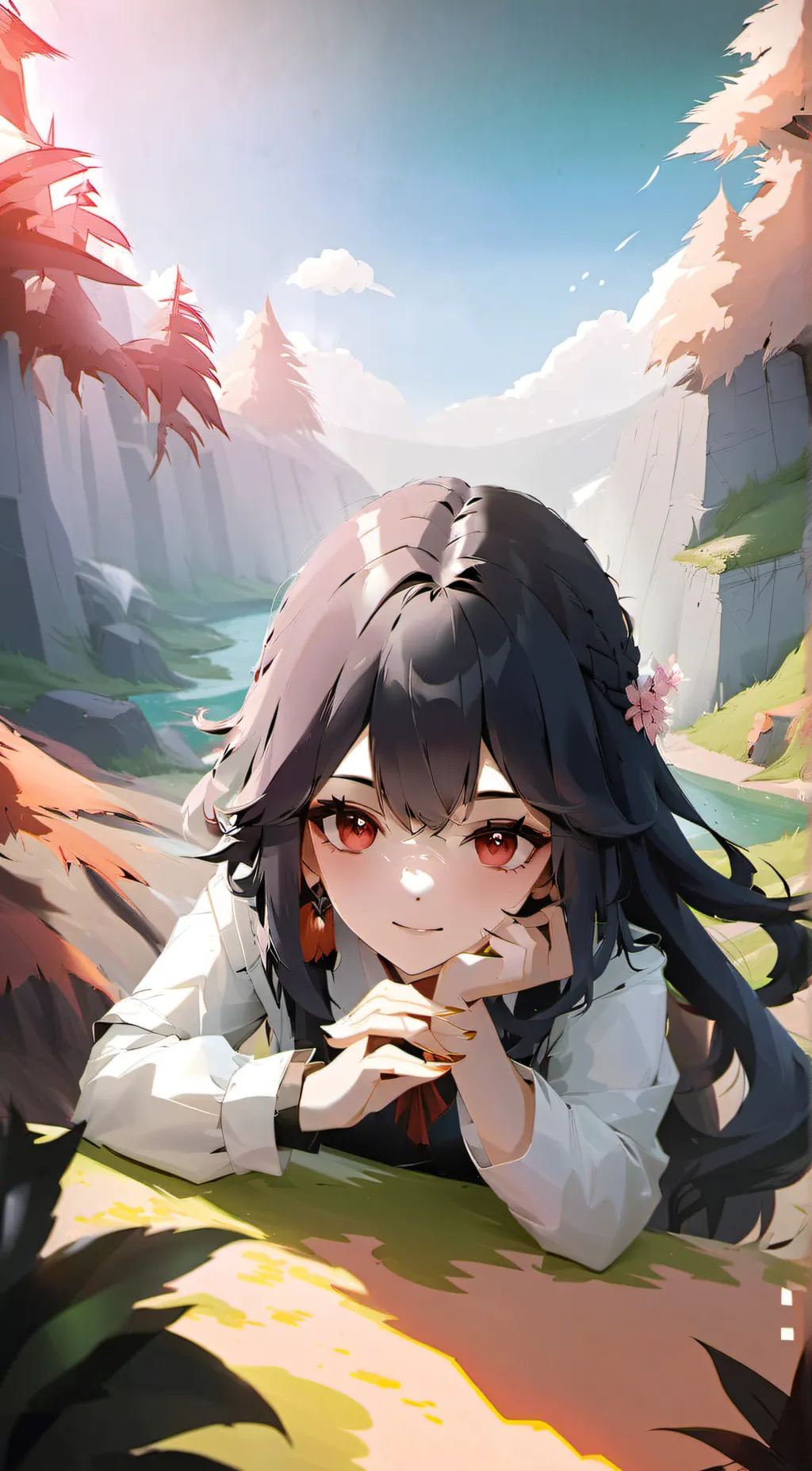 ai character: Lily  background