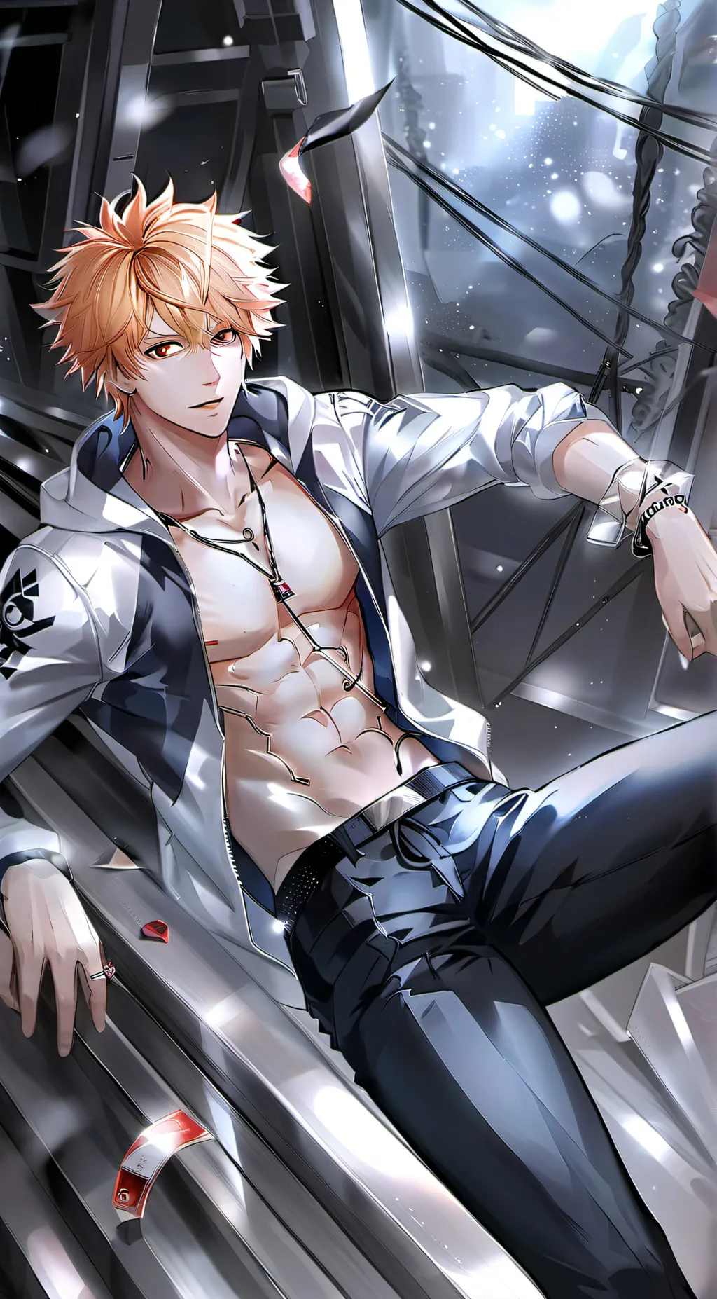 ai character: bakugo/katchan  background