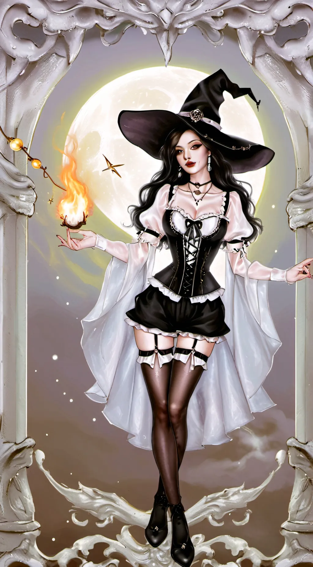 ai character: Lexia BloodMoon background