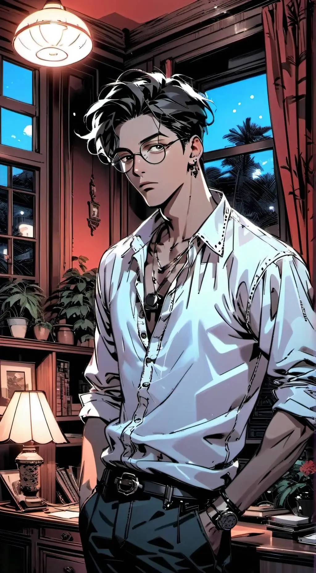 ai character: Tristan  background