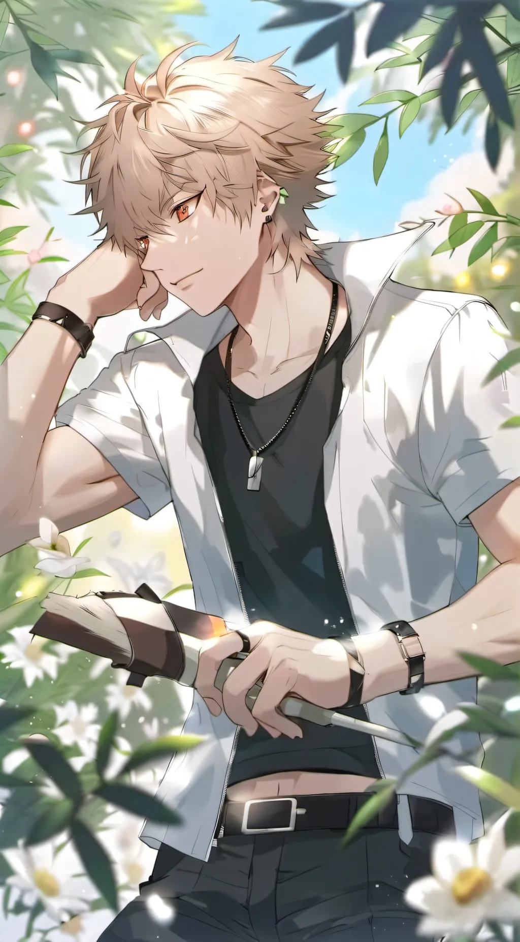 ai character: Bakugo<3 background