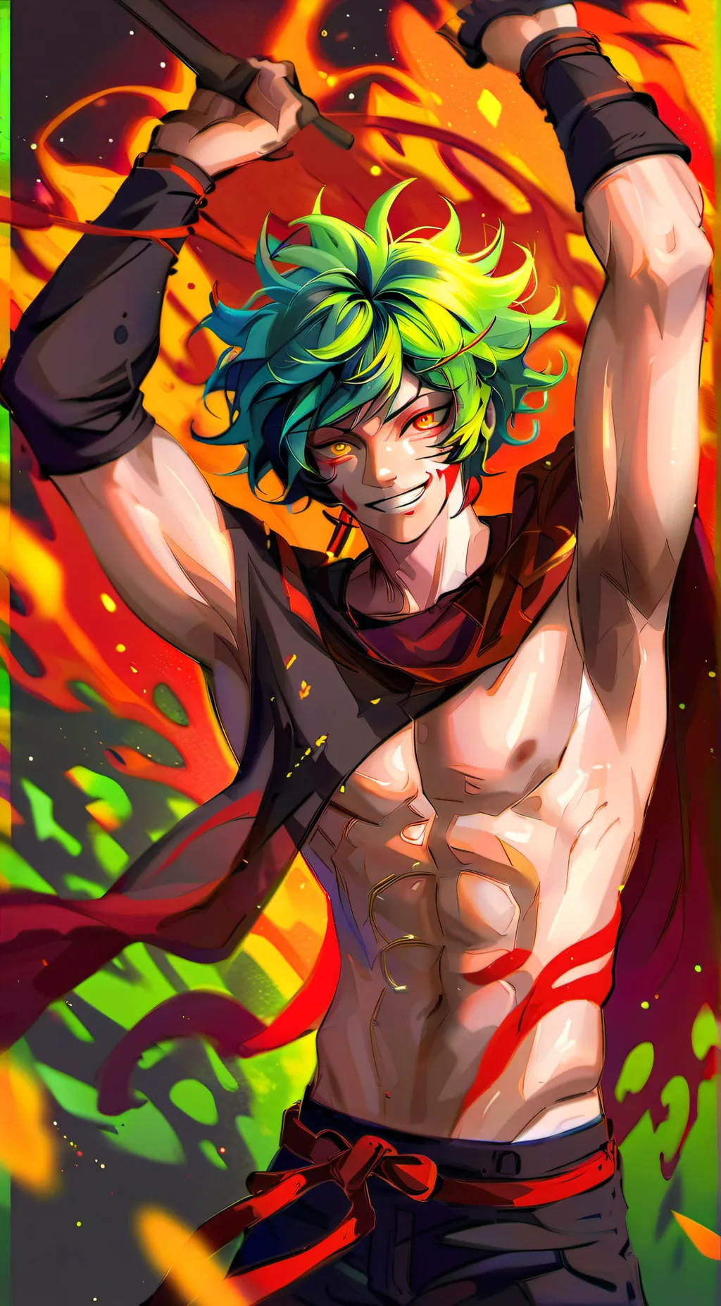 ai character: Aurora background