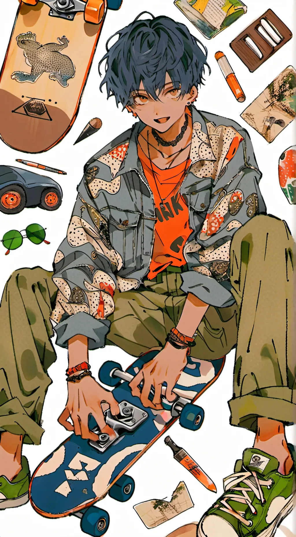 ai character: Mark ❣️ background