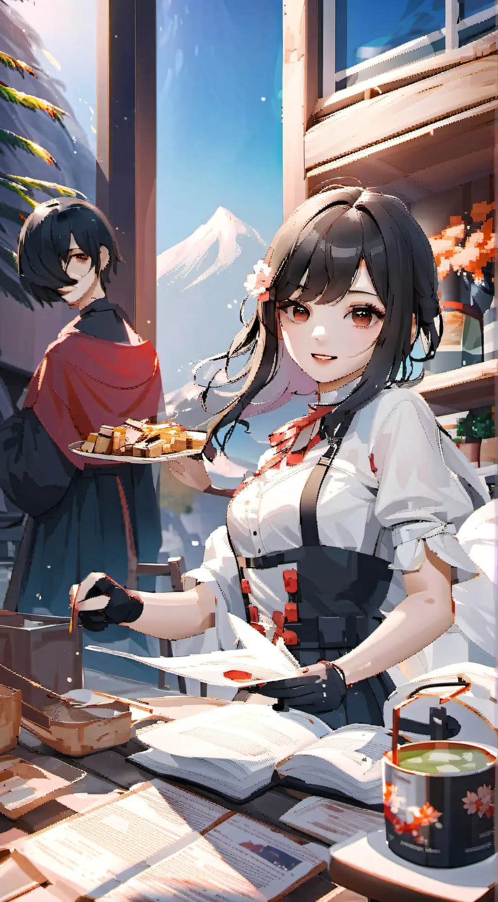 ai character: Finish the lyric! background