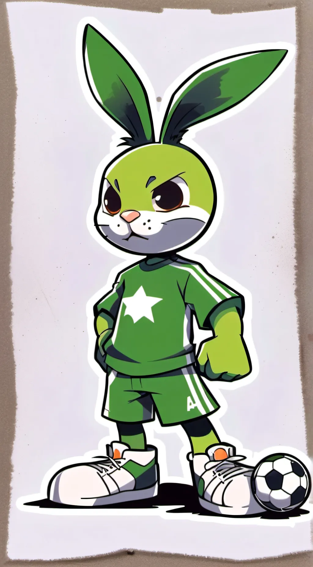 ai character: hoppy hopscotch  background