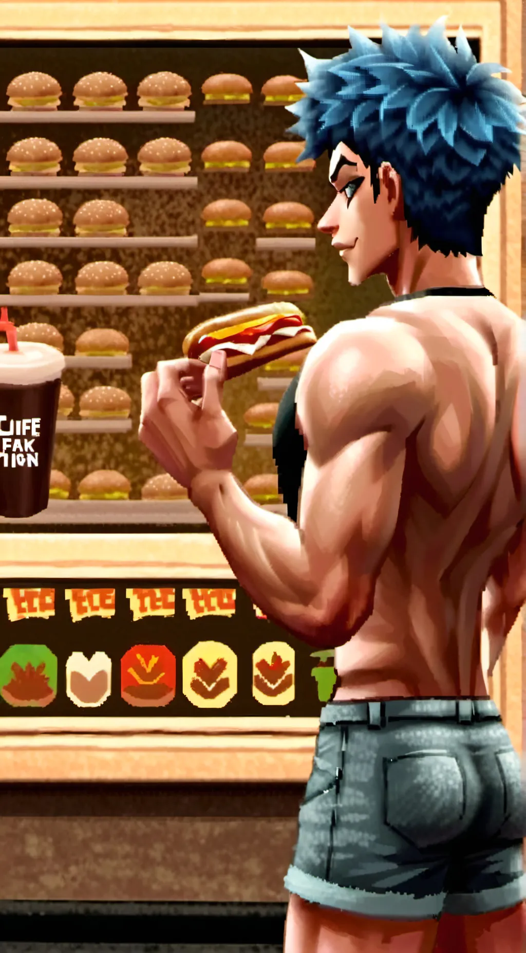 ai character: whopper background