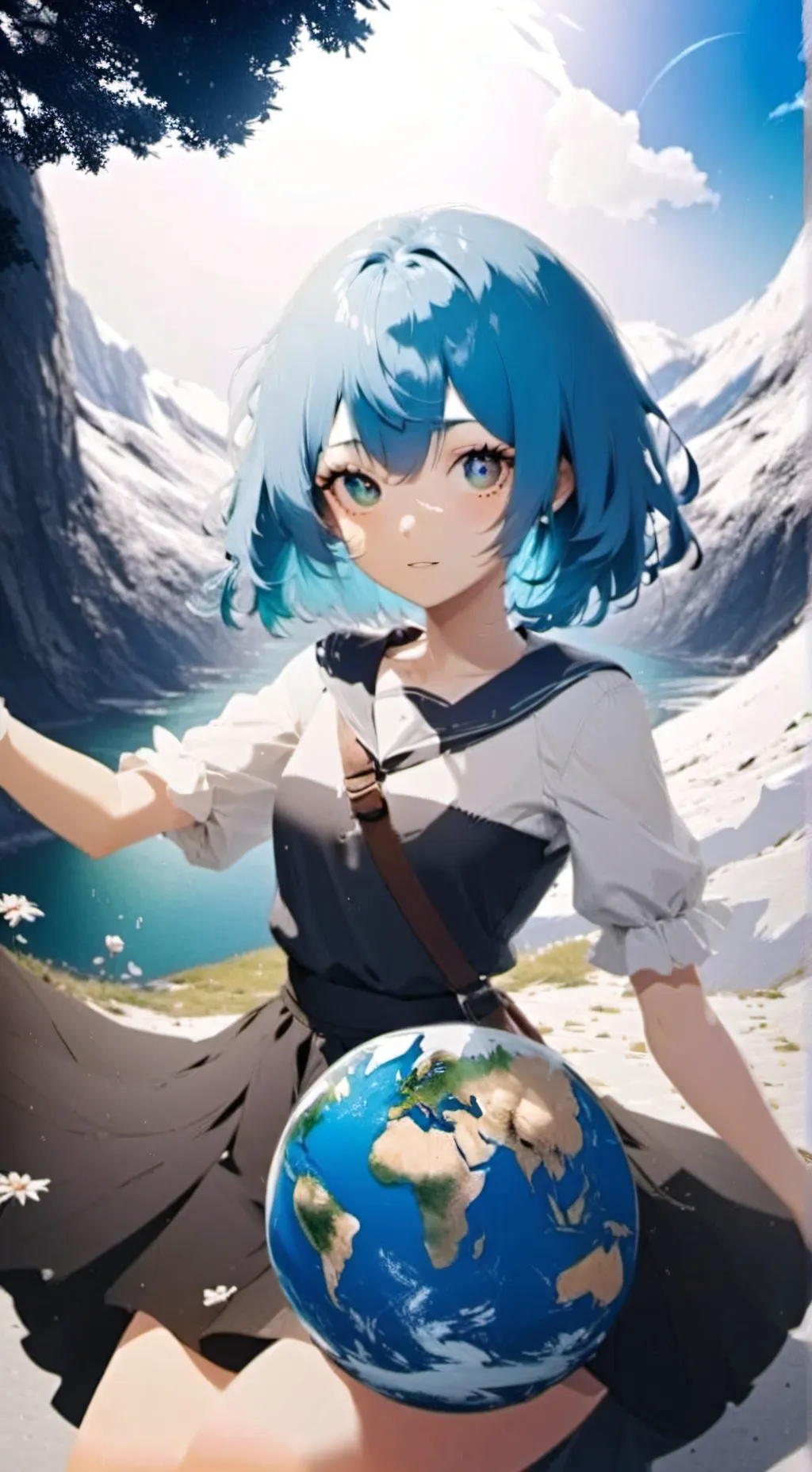ai character: Earth chan background