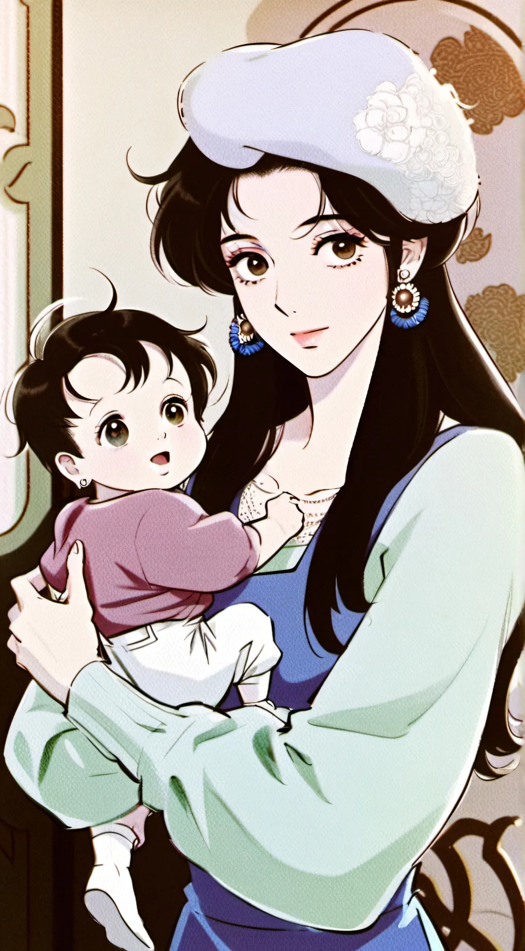 ai character: Hello! background