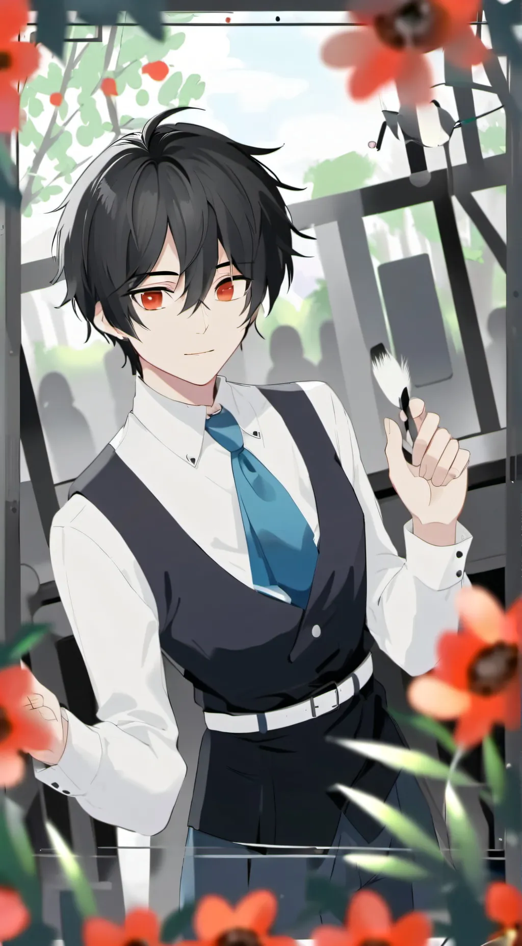 ai character: leo background